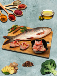 Whole Rohu fish Bengali cut-1kg